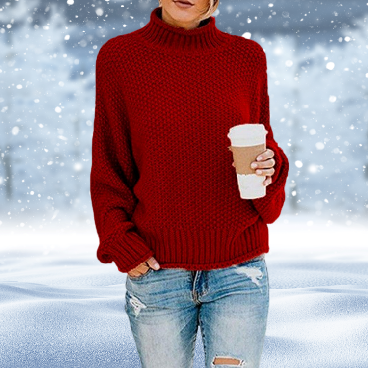 Brooke – Sehr dicker Rollkragenpullover