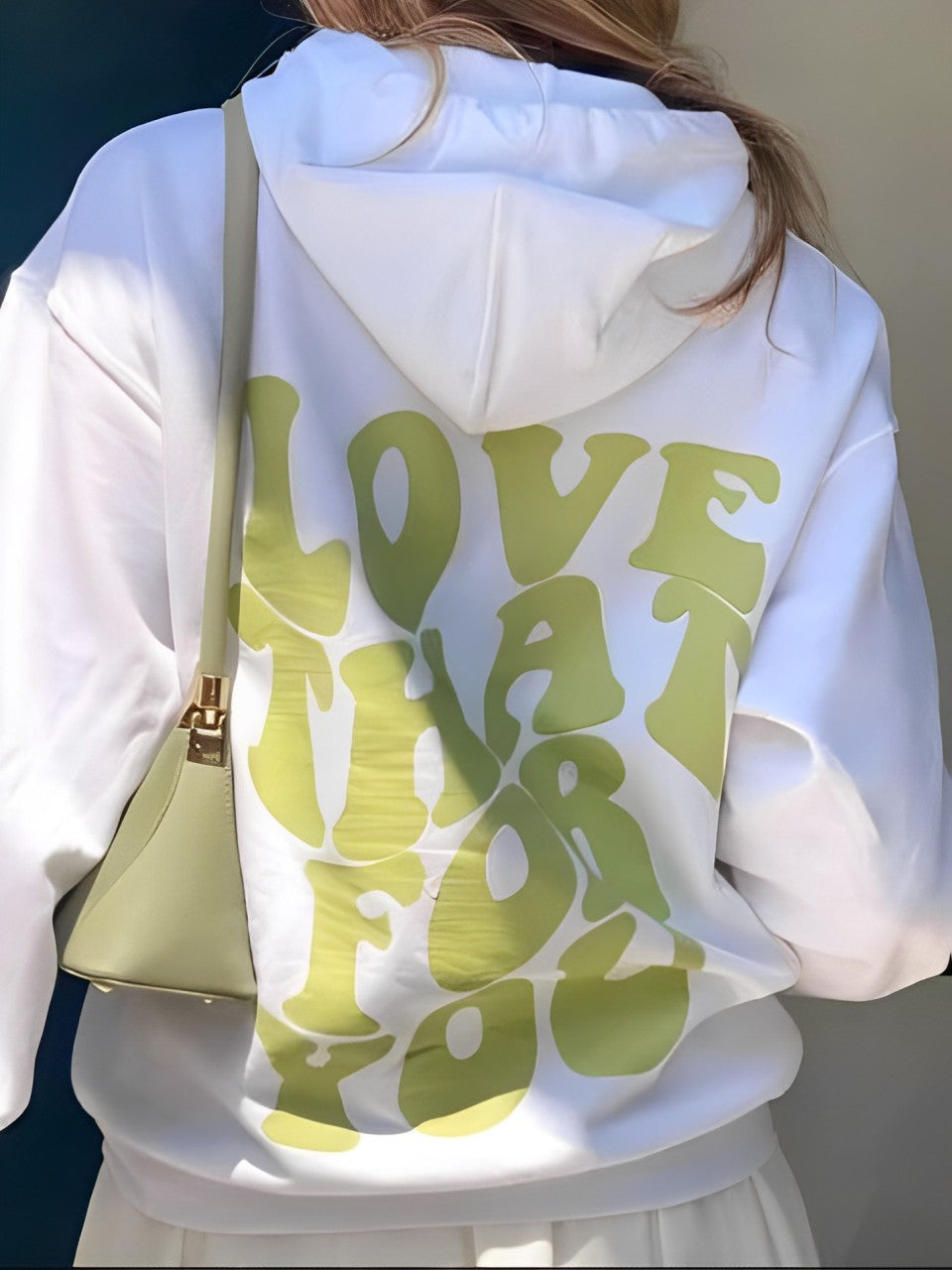 Daria – Gedruckter Baumwoll-Hoodie