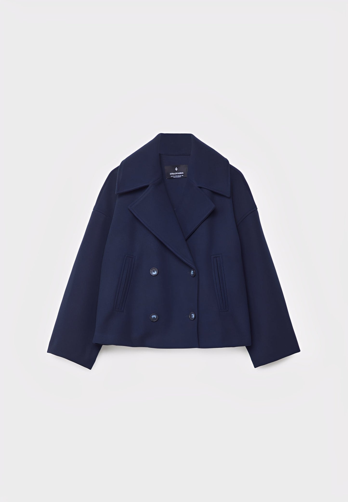 Claire – Kurze Elegante Zweireihige Jacke