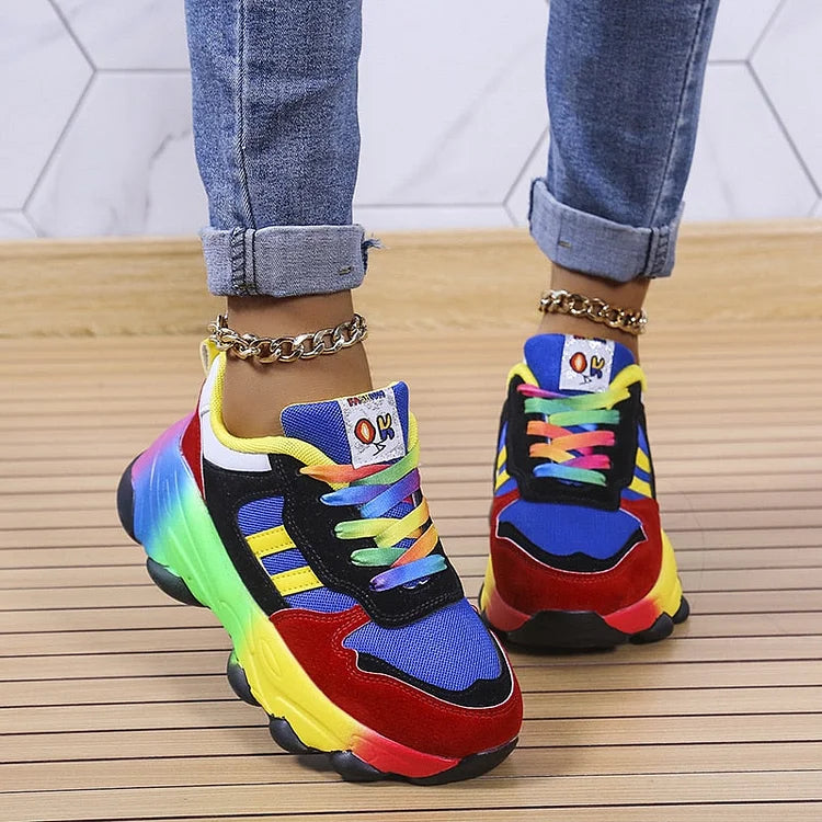 Erika – Orthopädische Fußbekleidung Regenbogen