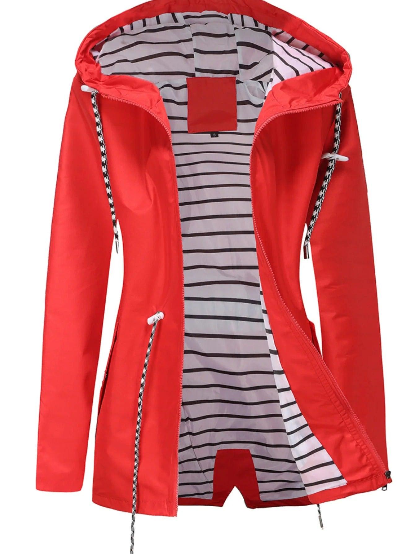 Nathalie – Lange Jacke, wasserfest