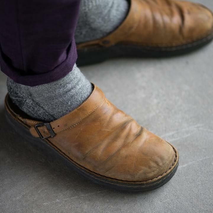 Yani – Herren-Lederhausschuhe mit orthopädischer Unterstützung