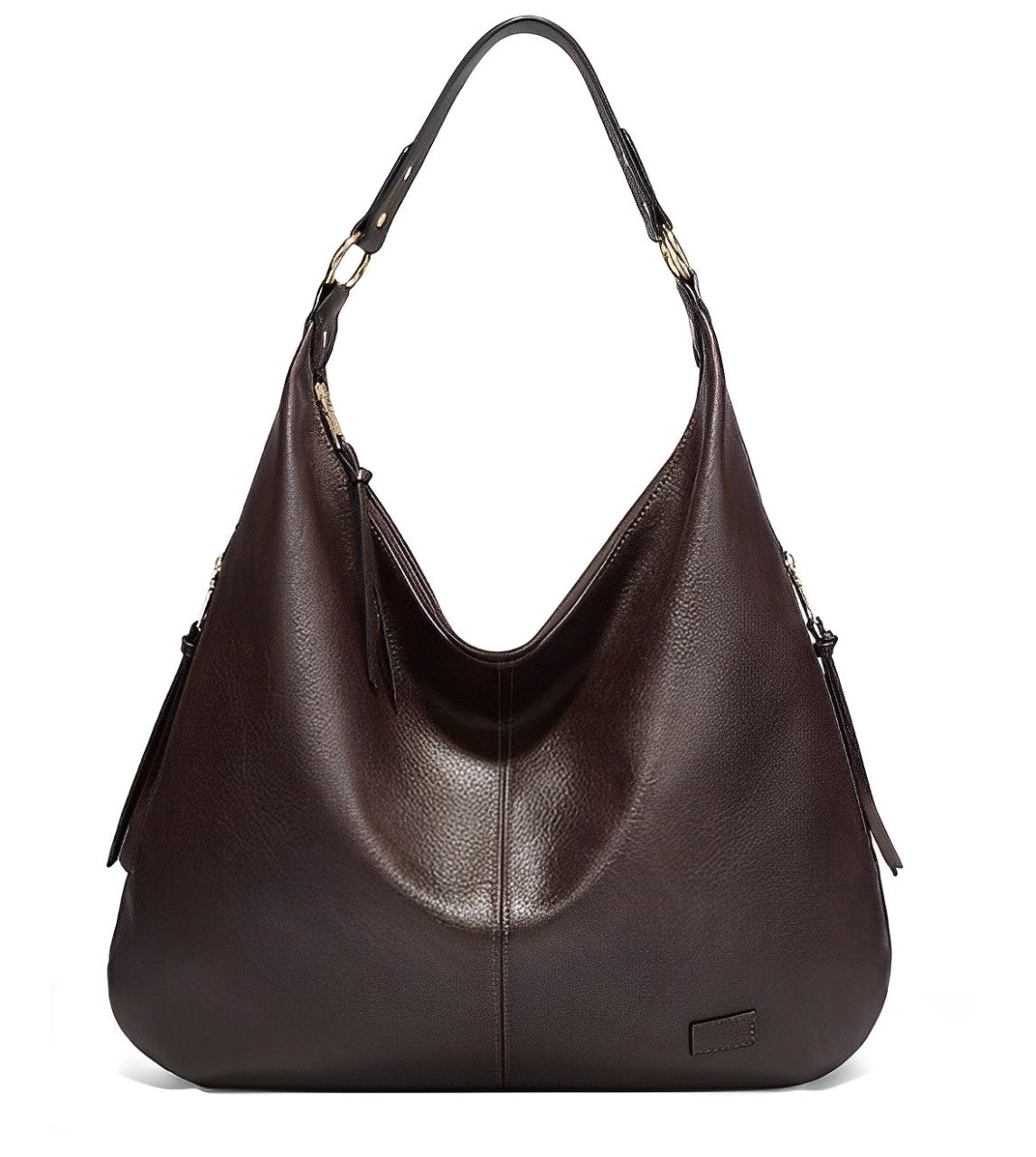 Alva – Große einfarbige Schultertasche