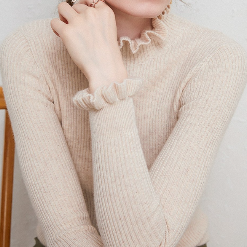 Alva – Kuscheliger Kaschmir-Rollkragenpullover