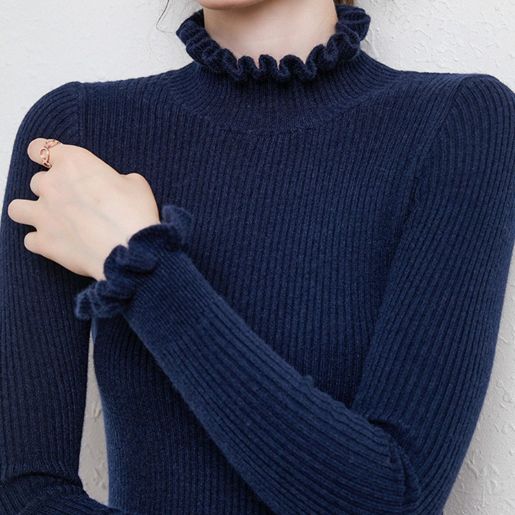 Alva – Kuscheliger Kaschmir-Rollkragenpullover