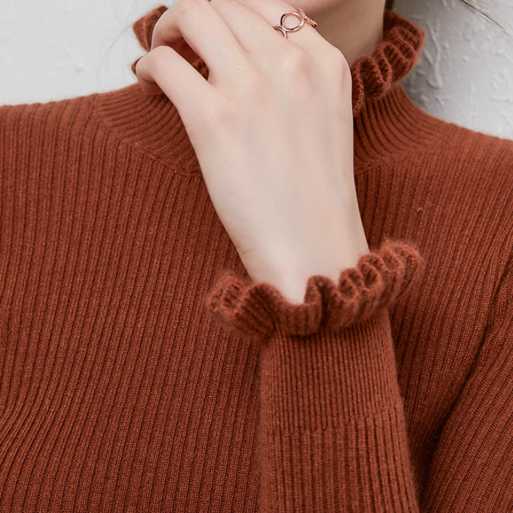 Alva – Kuscheliger Kaschmir-Rollkragenpullover