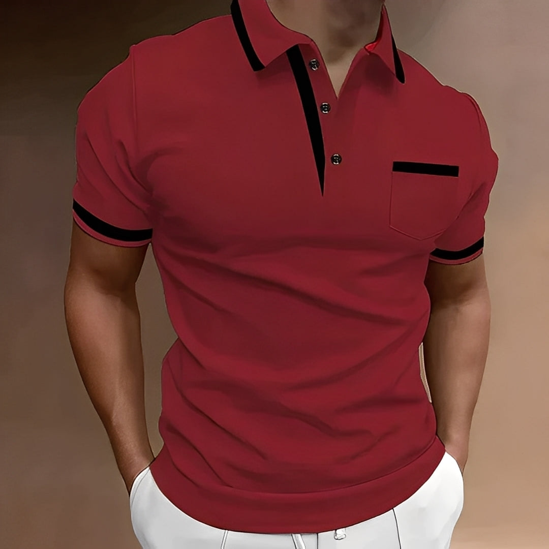 Callahan - Elegantes Polo-Shirt mit Tasche für Herren