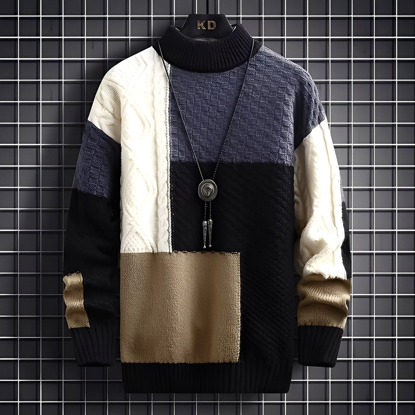 Eugene - Stilvoller, leger geschnittener Herrenpullover