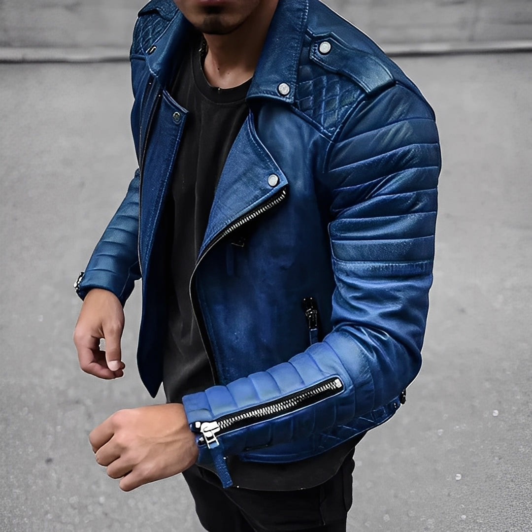 Matthew - Lässige Herrenlederjacke