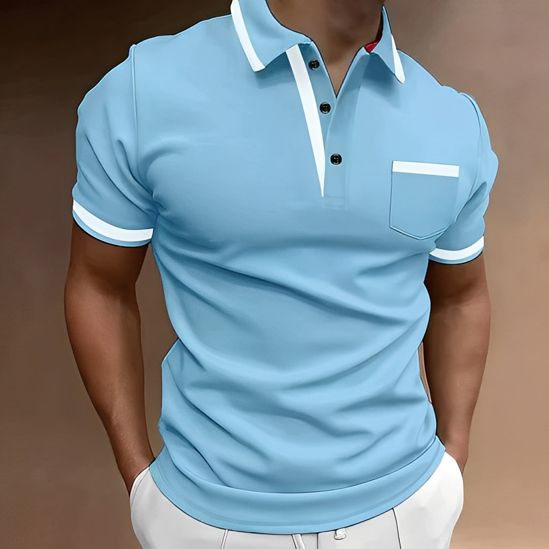Callahan - Elegantes Polo-Shirt mit Tasche für Herren
