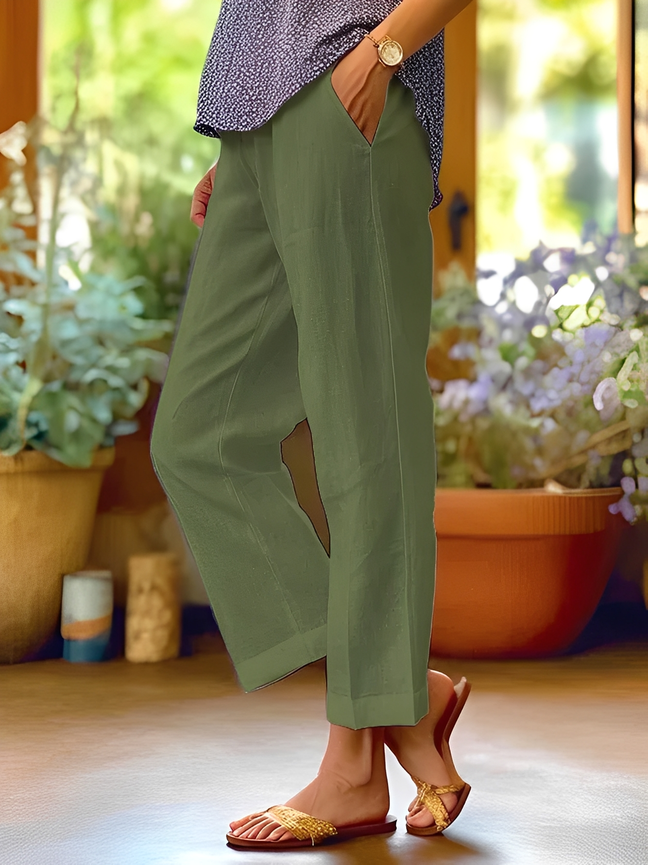 Oona – Sommer-Leinenhose leicht und angenehm