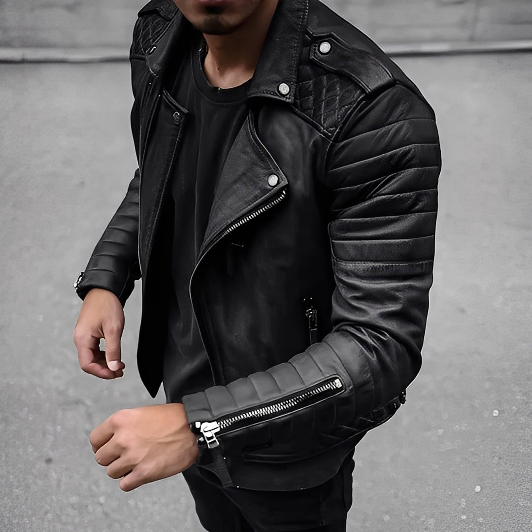 Matthew - Lässige Herrenlederjacke