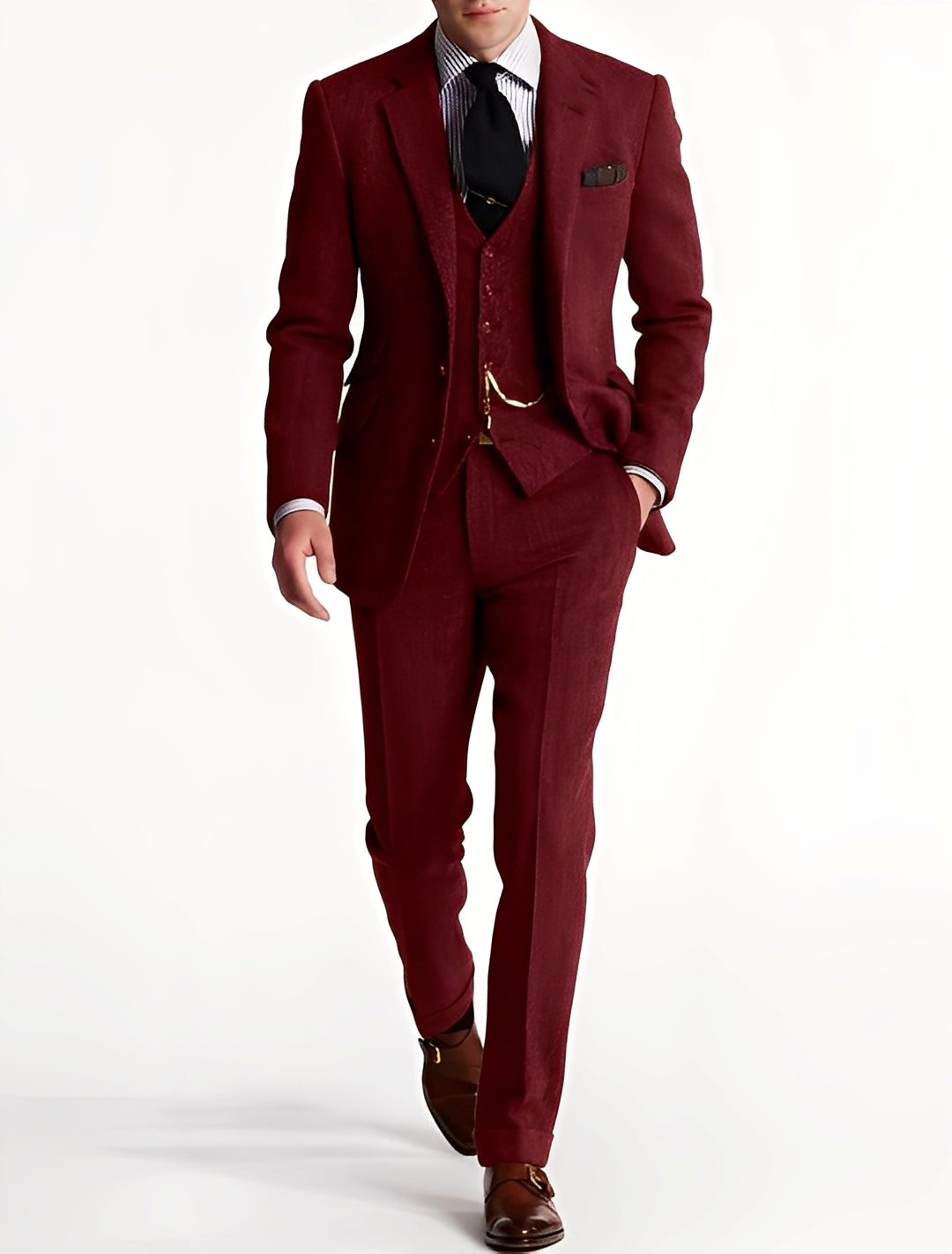 Desmond - Eleganter dreiteiliger Herren-Tweed-Anzug