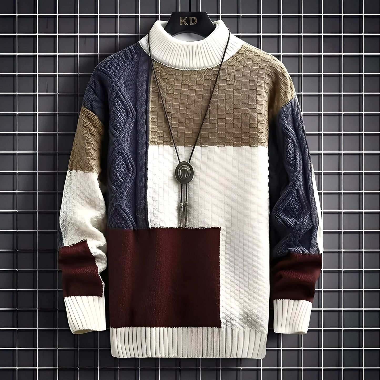 Eugene - Stilvoller, leger geschnittener Herrenpullover