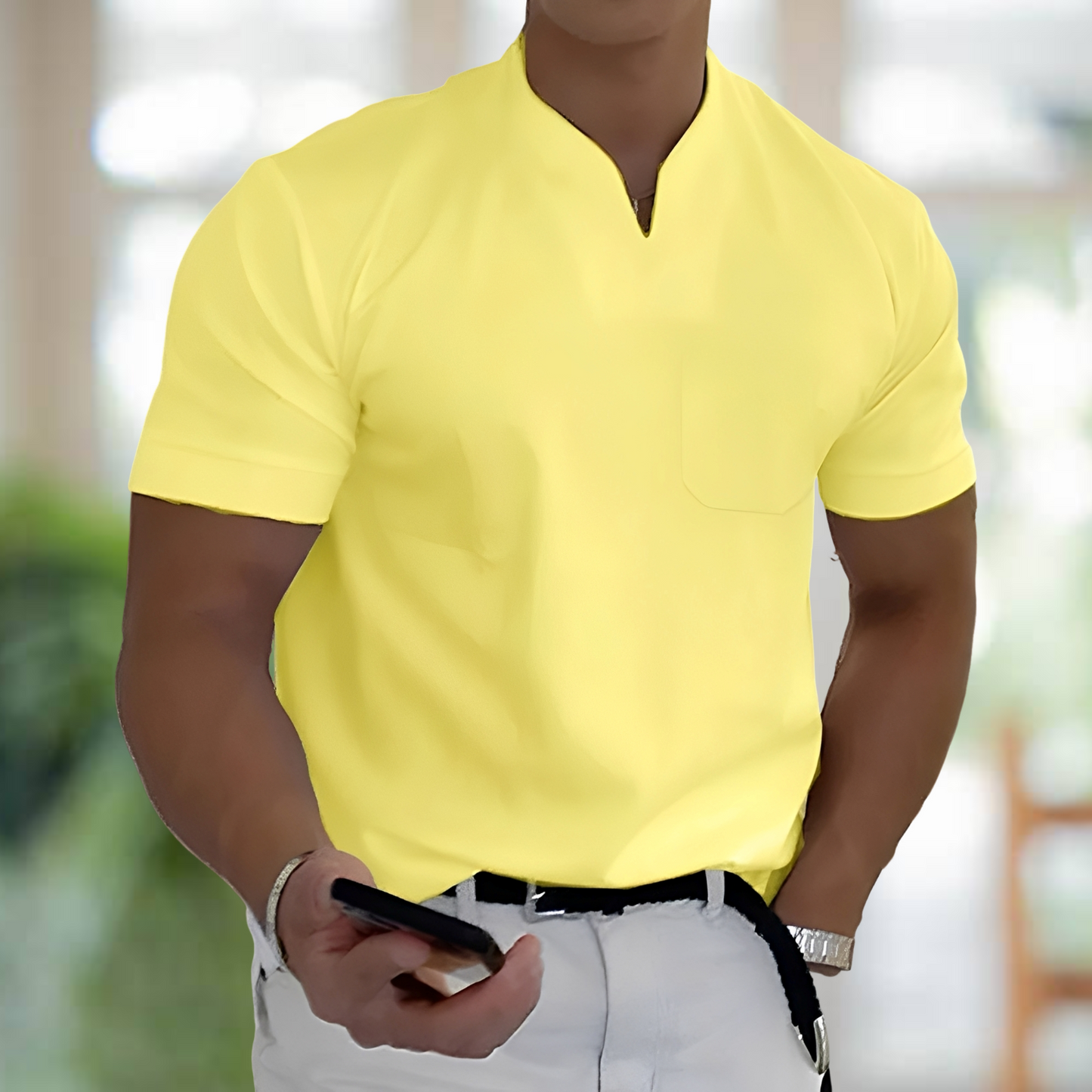 Jason – Kurzärmliges Business-Sportshirt für Männer