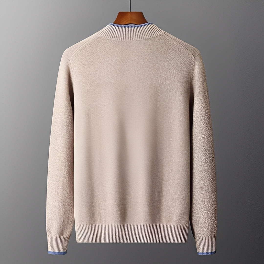 Brendon - Gemütlicher Herrenpullover mit Zipper