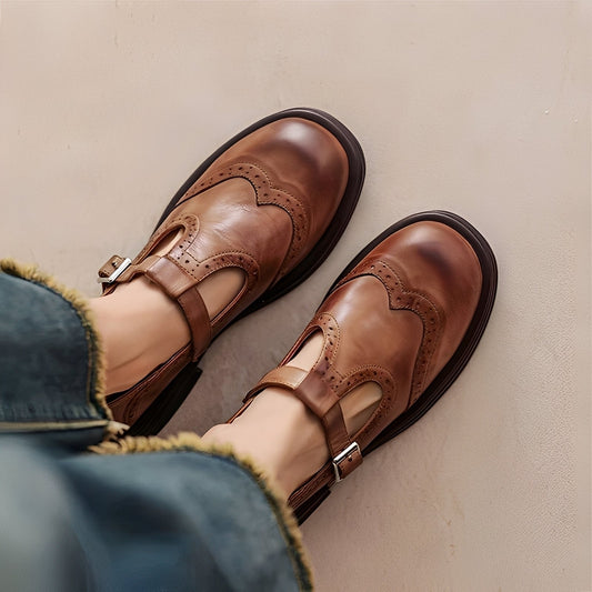 Marley - Stilvolle flache Damenlederschuhe