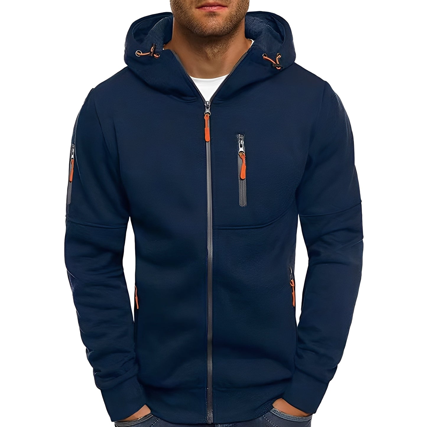 Lowell - Bequeme, stilvolle Herrenjacke mit Kapuze