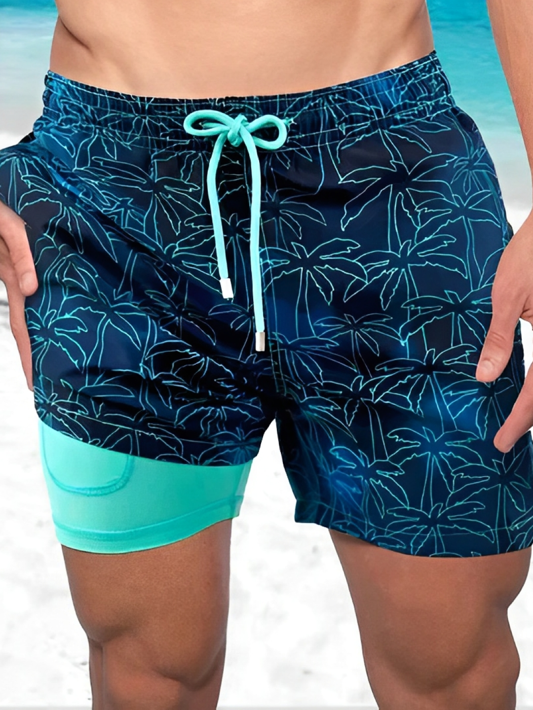 Noah – Schnell trocknende Kompressions-Schwimmshorts