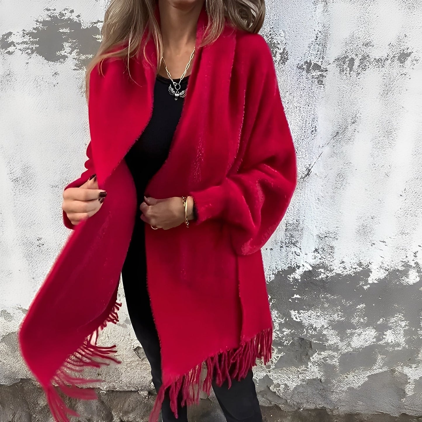 Bethney - Trendige, lässige Damenstrickjacke