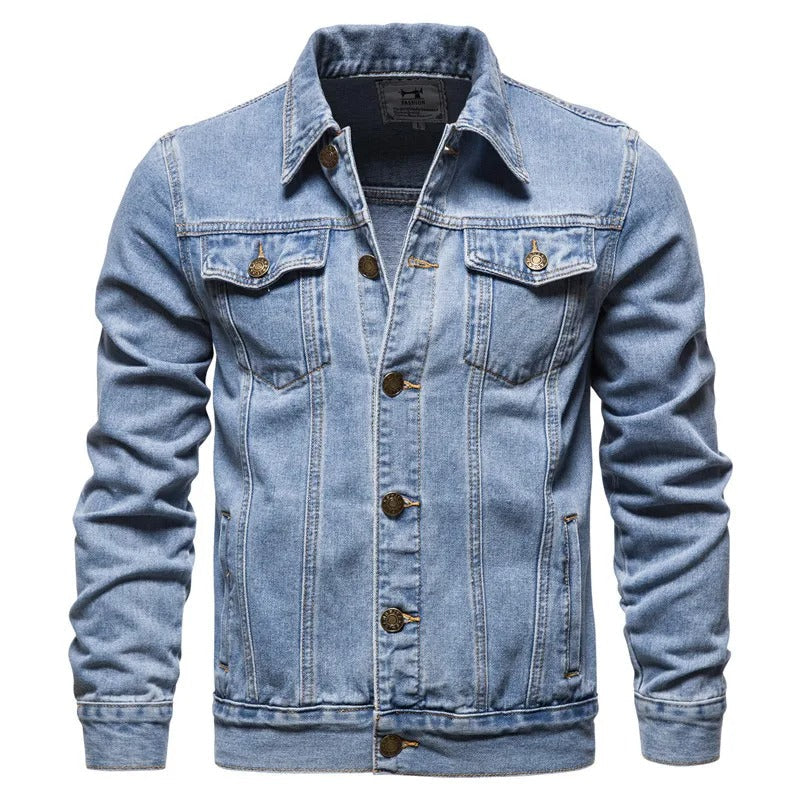 Winton - Klassische Männer-Jeans-Truckerjacke