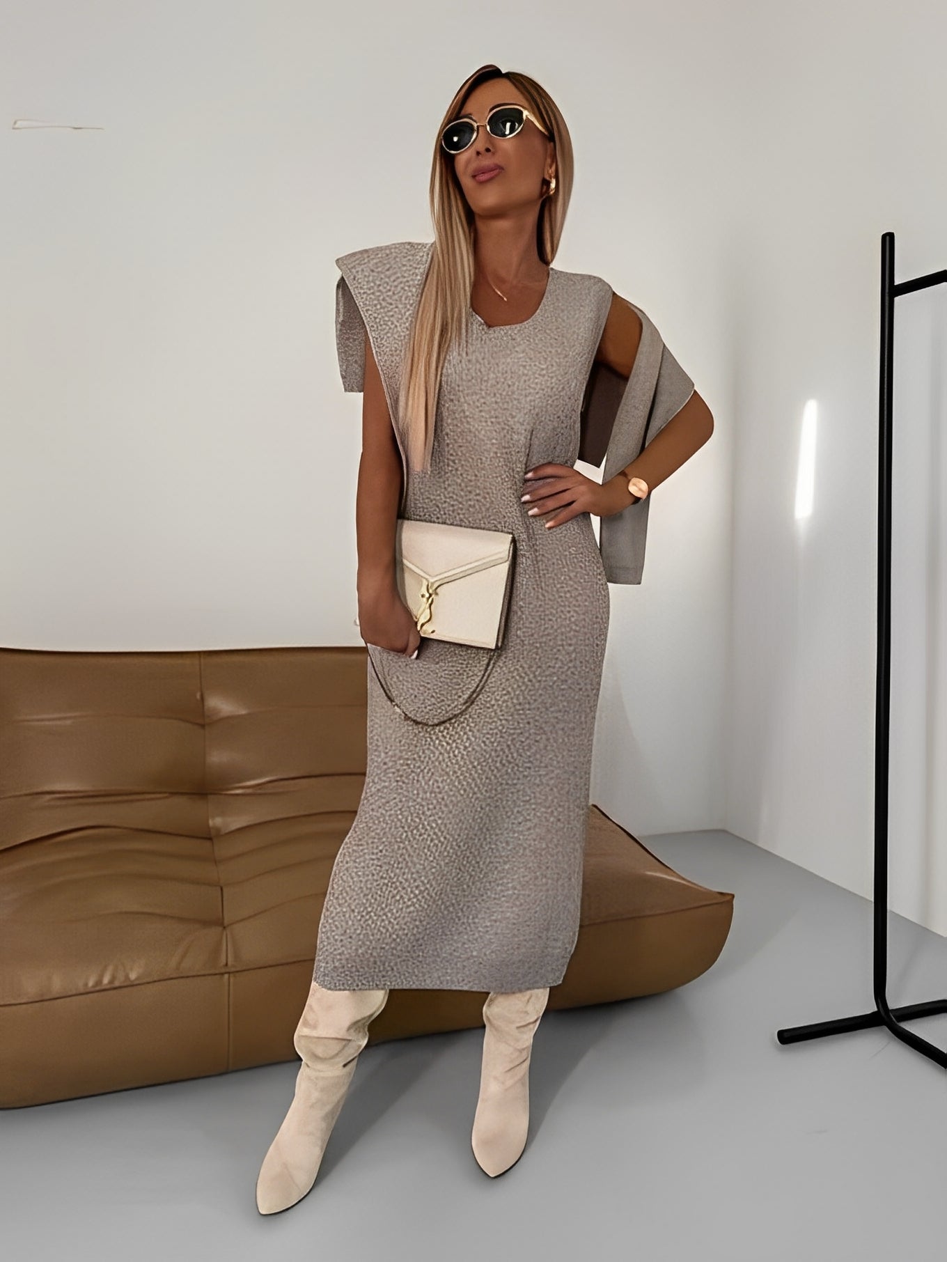 Cherice - Elegantes, locker gestricktes Damen-Set