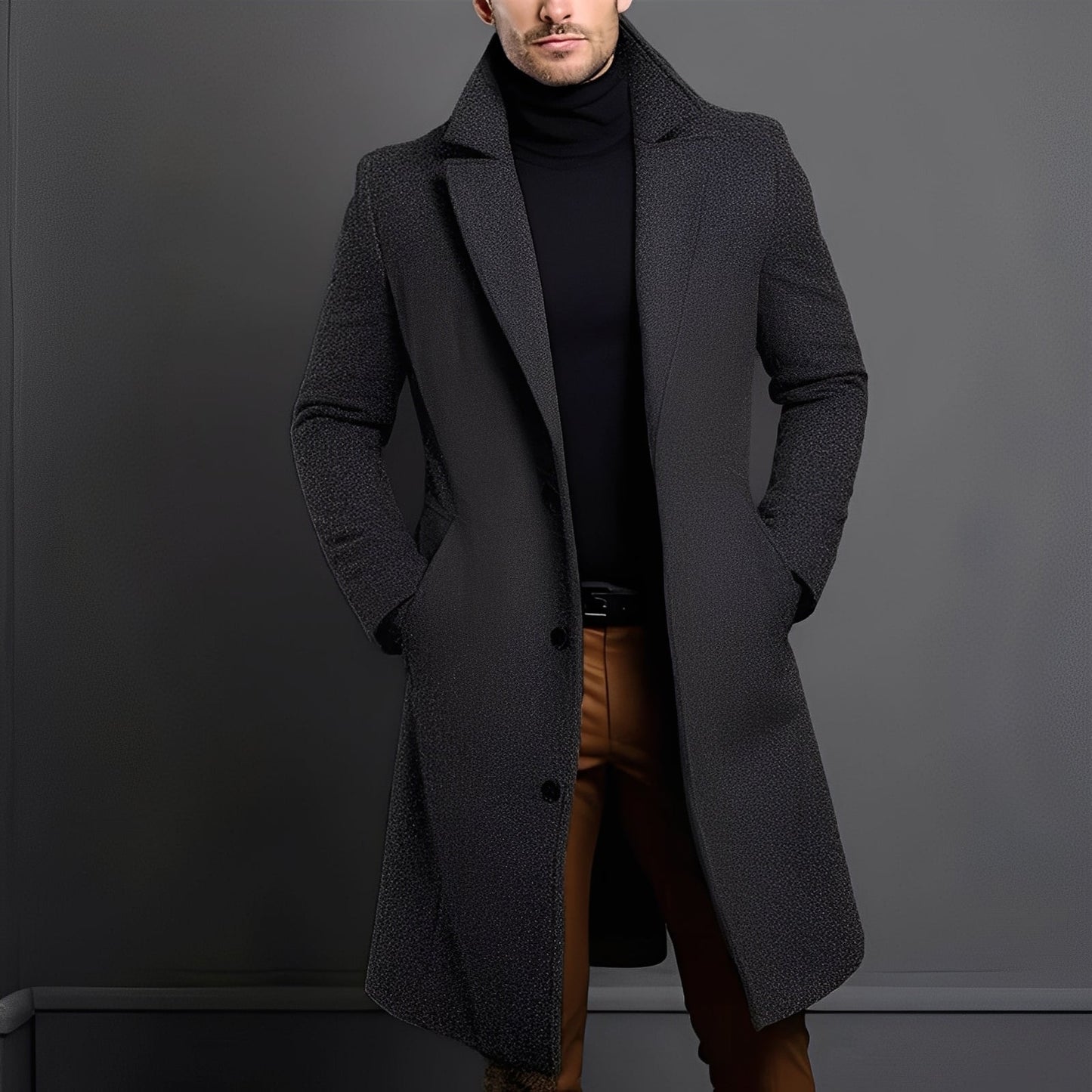 Tucker - Schicker Herren-Wolltrenchcoat