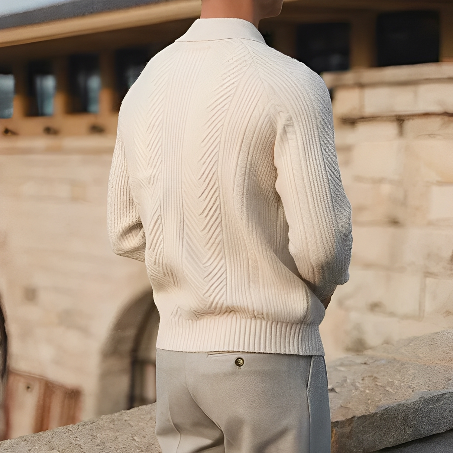 Darius – Pullover mit langen Ärmeln aus Strick