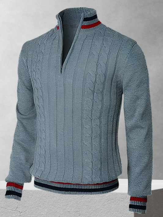 Ralph Polo – Reißverschluss-Pullover im italienischen Design