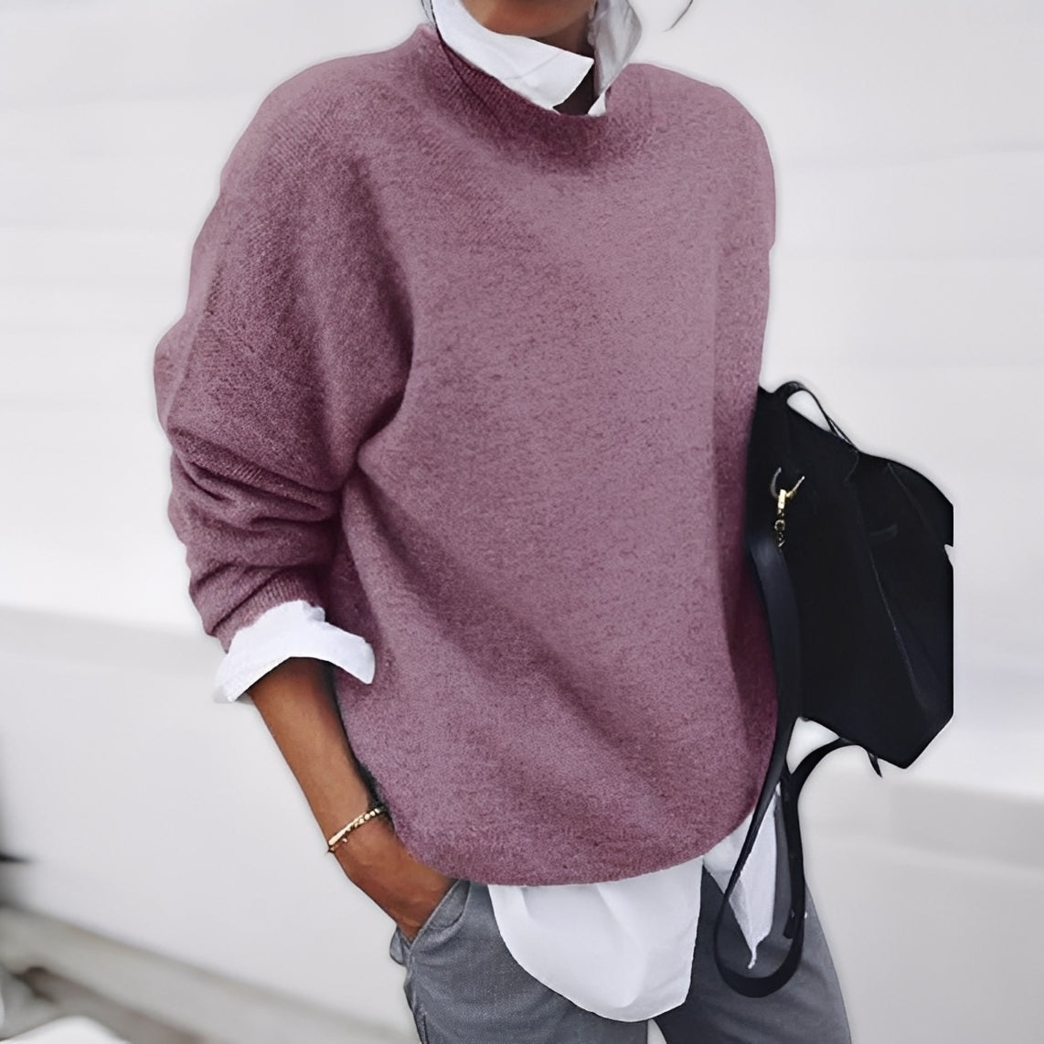 Zinnia - Eleganter, wärmerer Damen-Kaschmirpullover