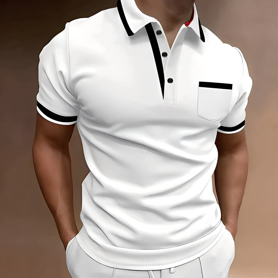 Callahan - Elegantes Polo-Shirt mit Tasche für Herren