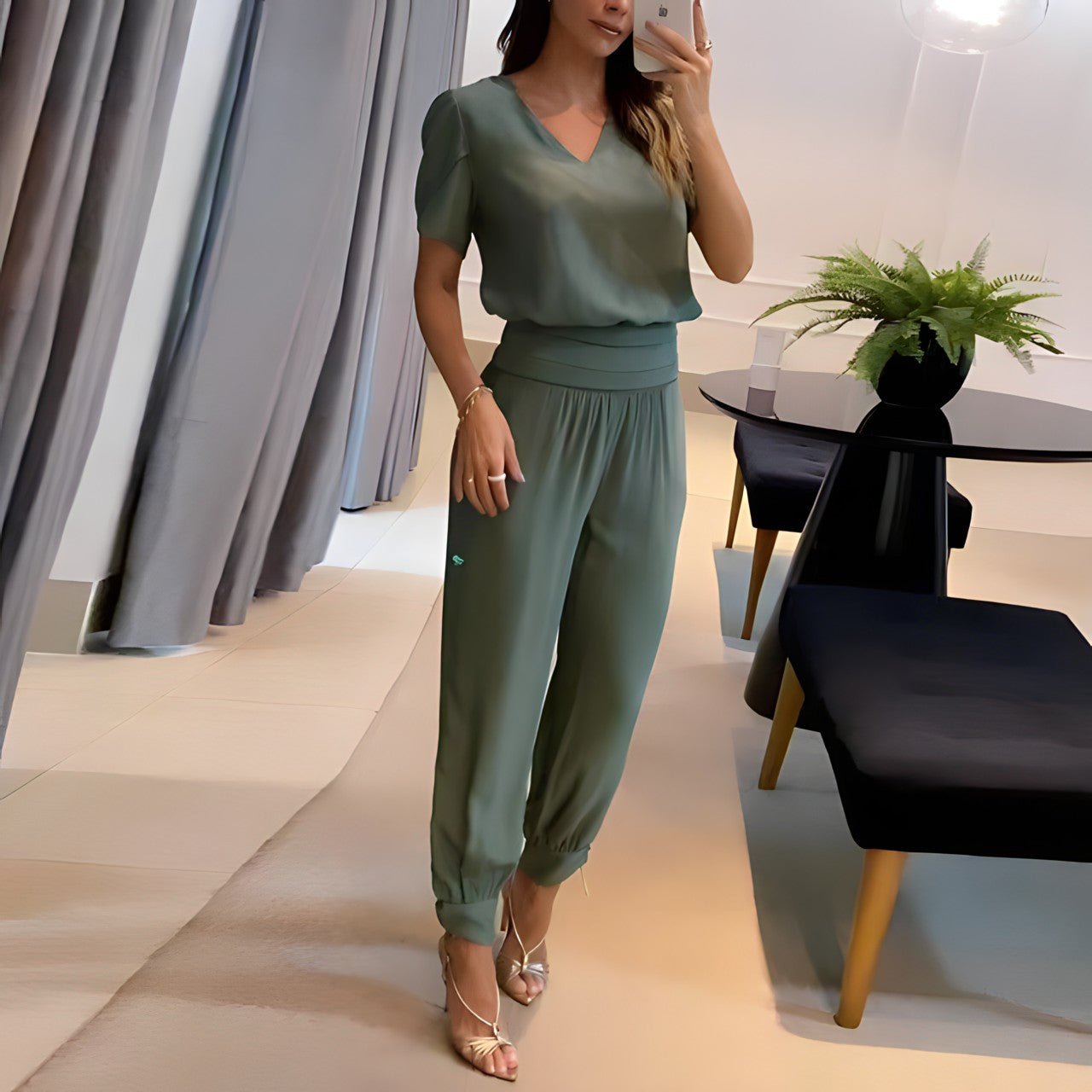 Alexandra – Set mit Bluse und Hose