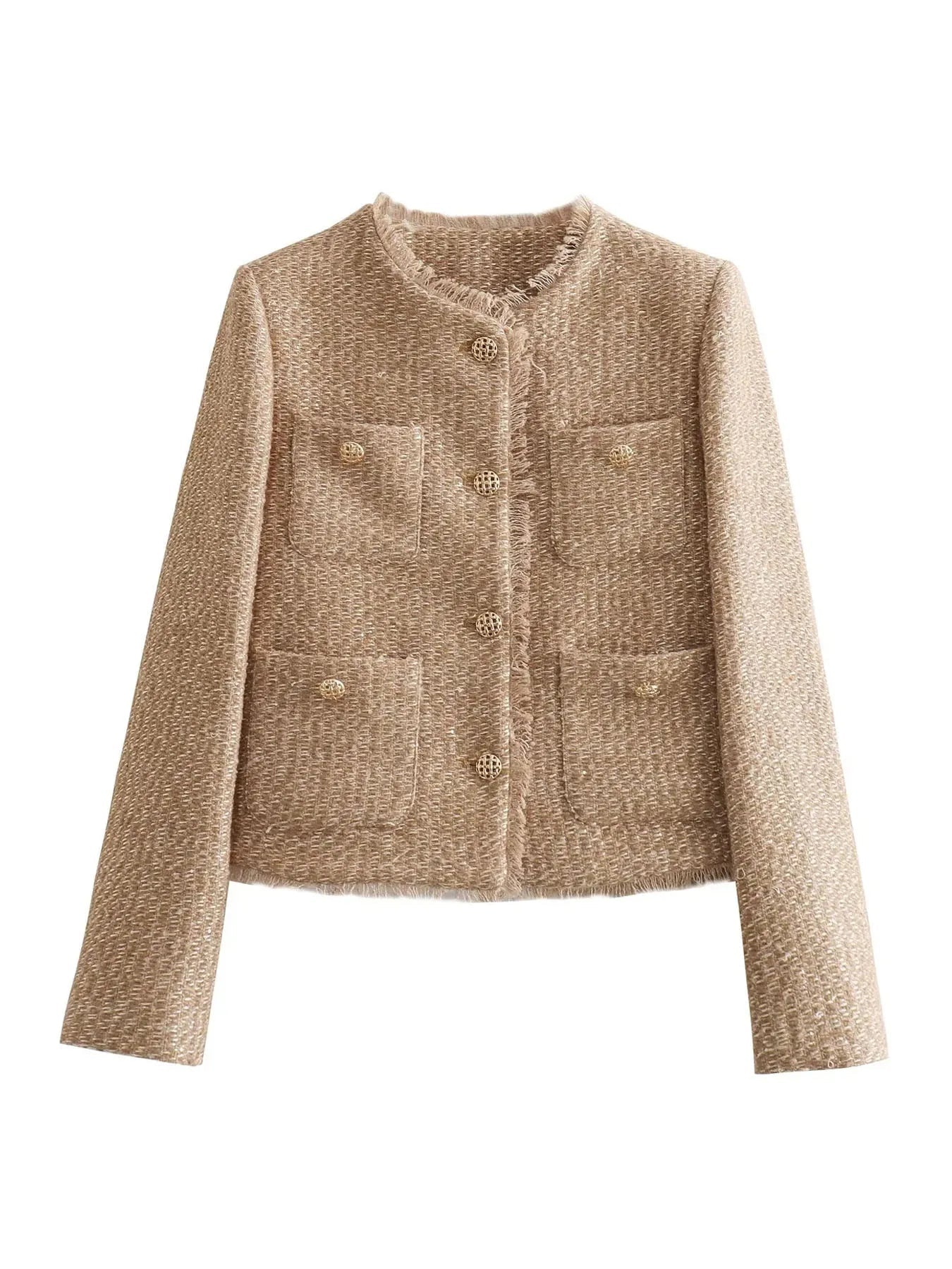 Melinda – Klassisch geschnittener Tweed-Blazer