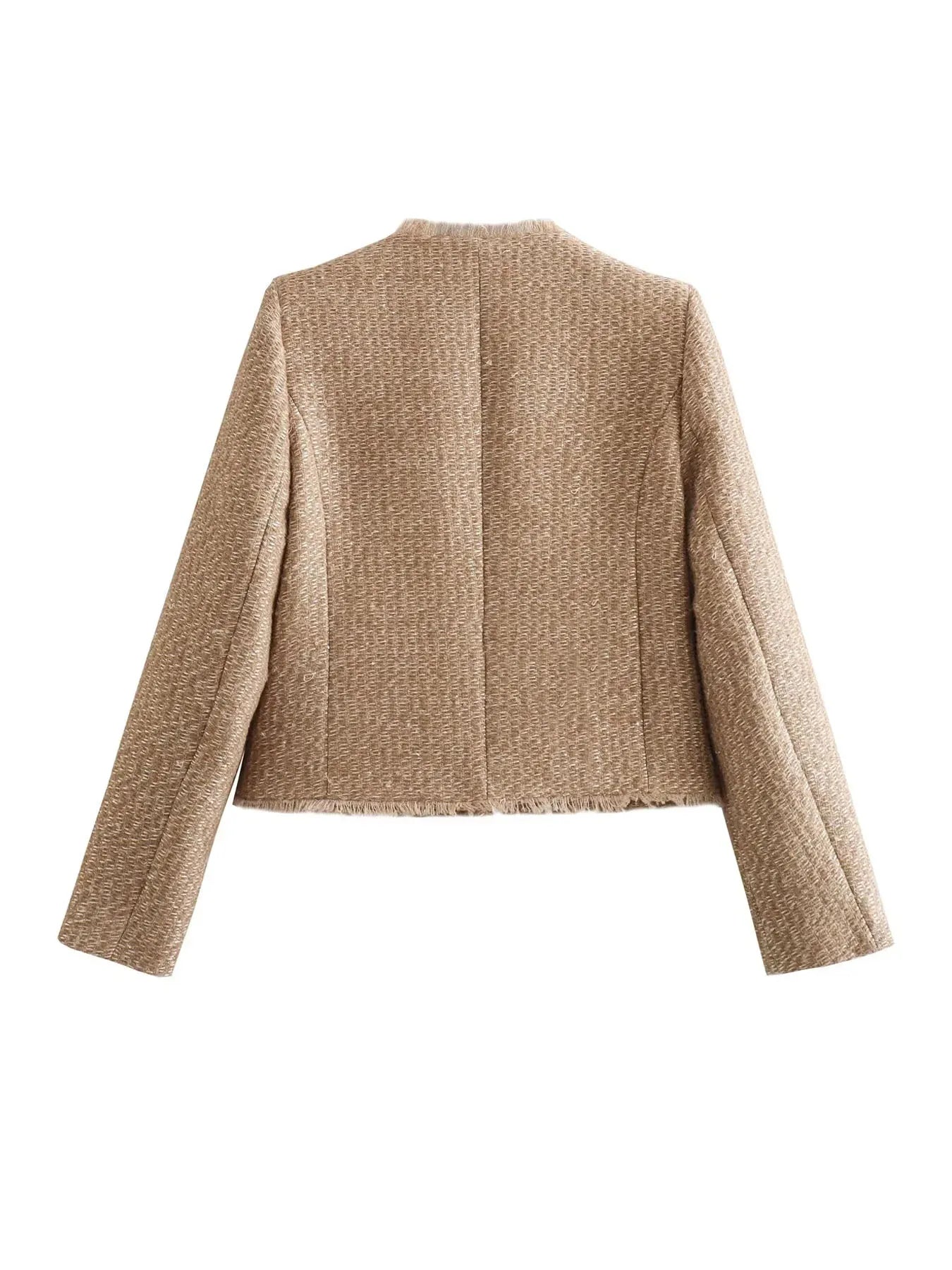 Melinda – Klassisch geschnittener Tweed-Blazer