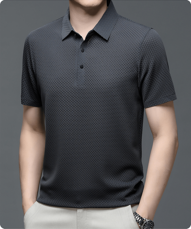 Morten – Polo-Shirt mit Struktur