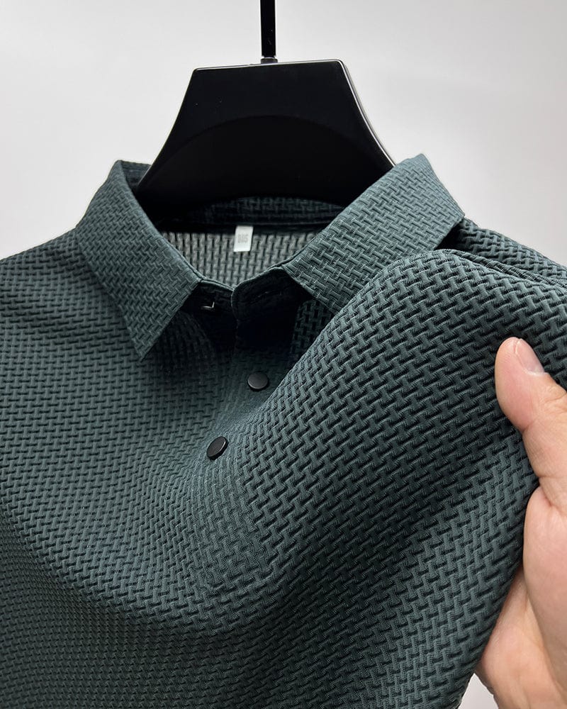 Morten – Polo-Shirt mit Struktur