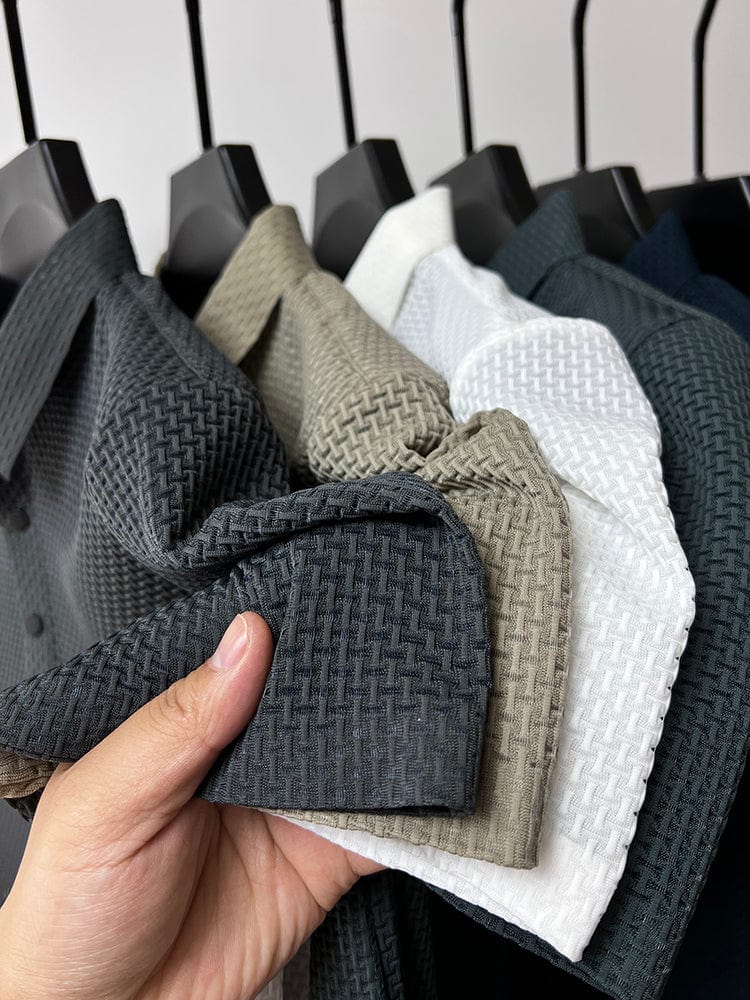 Morten – Polo-Shirt mit Struktur