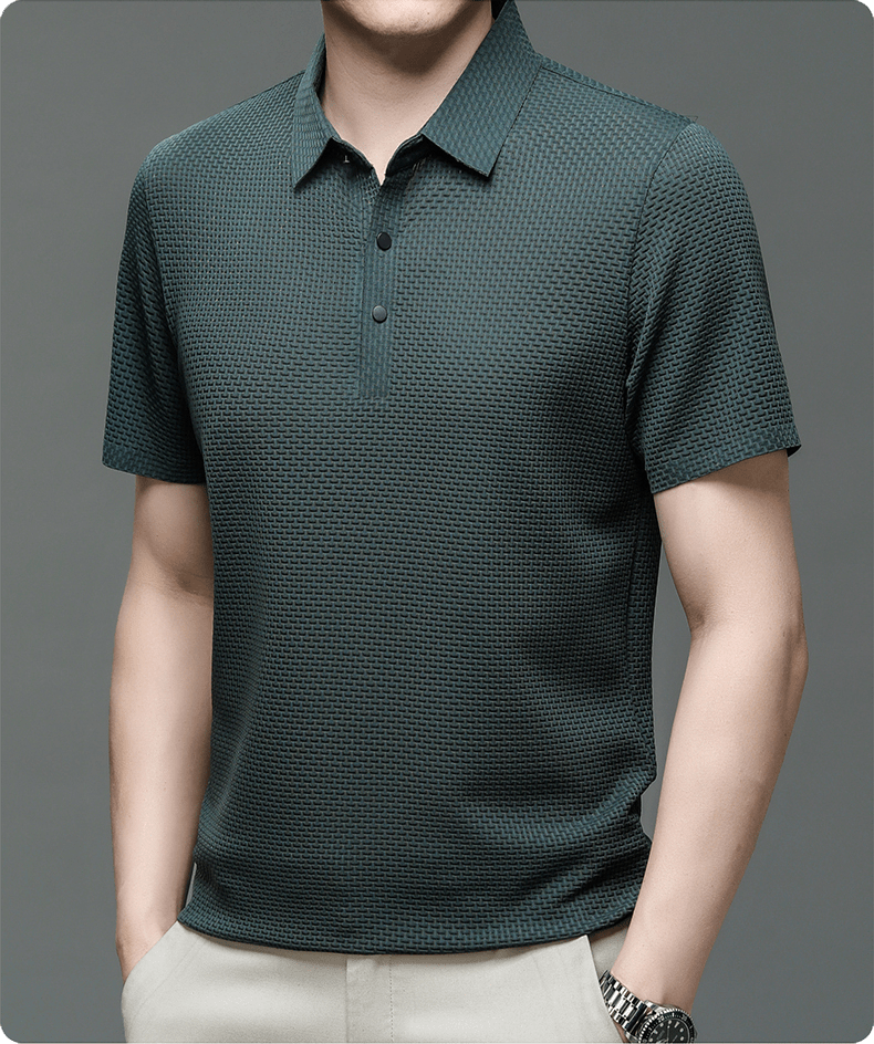 Morten – Polo-Shirt mit Struktur