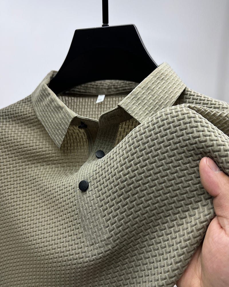 Morten – Polo-Shirt mit Struktur