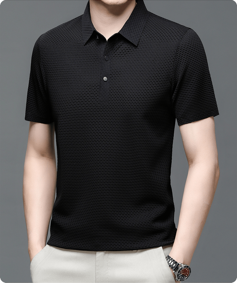 Morten – Polo-Shirt mit Struktur