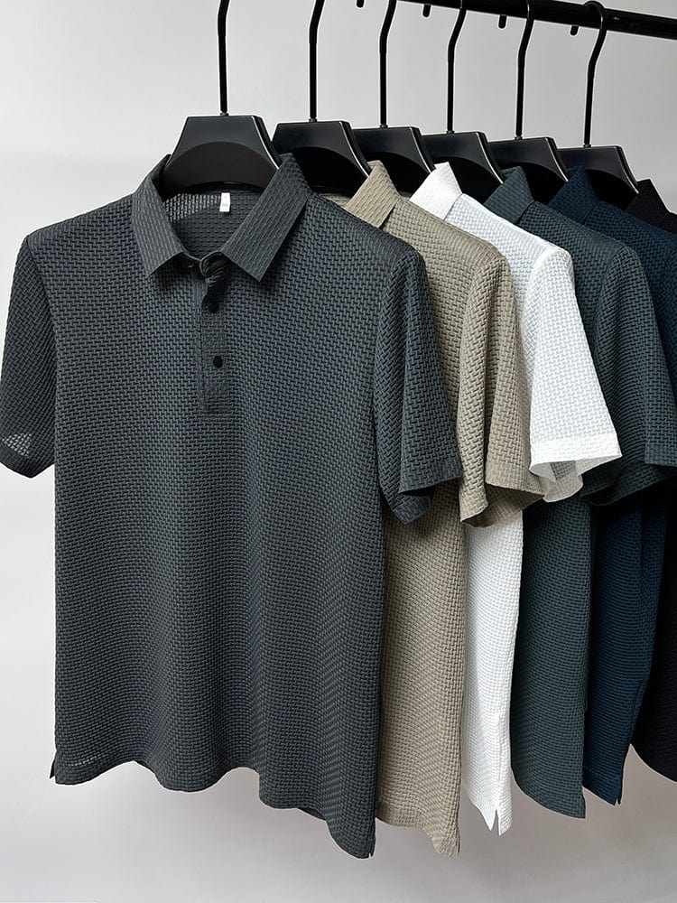 Morten – Polo-Shirt mit Struktur