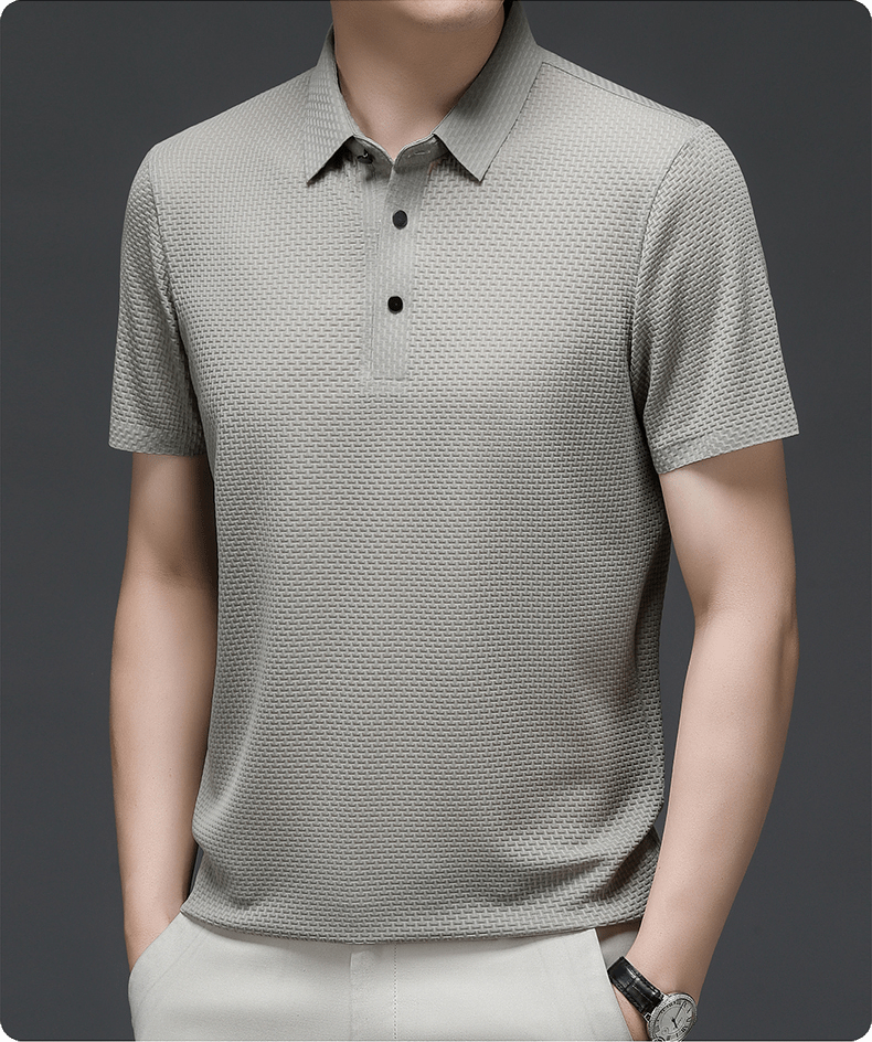 Morten – Polo-Shirt mit Struktur