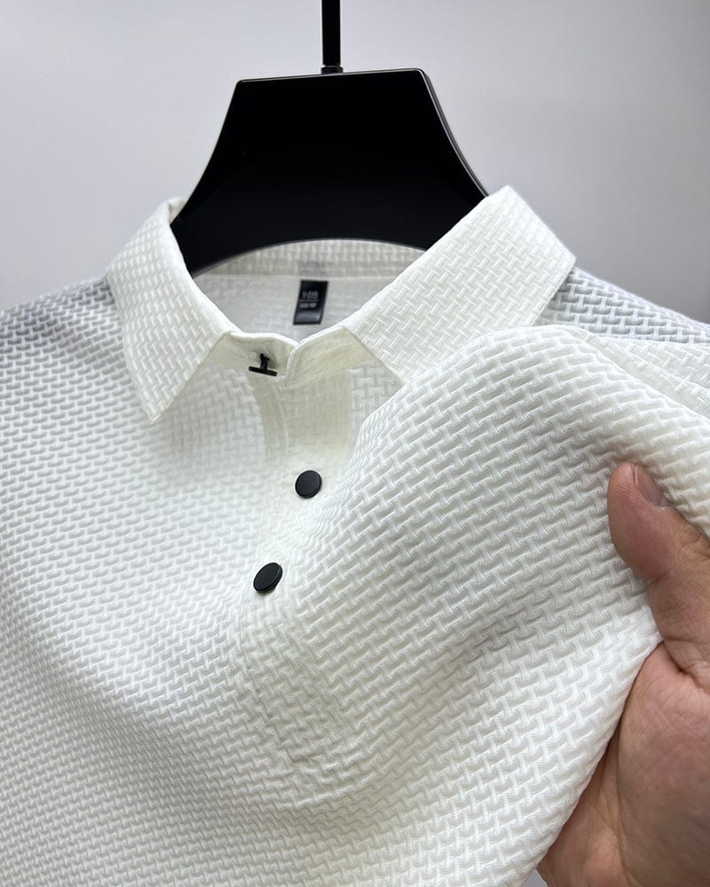 Morten – Polo-Shirt mit Struktur