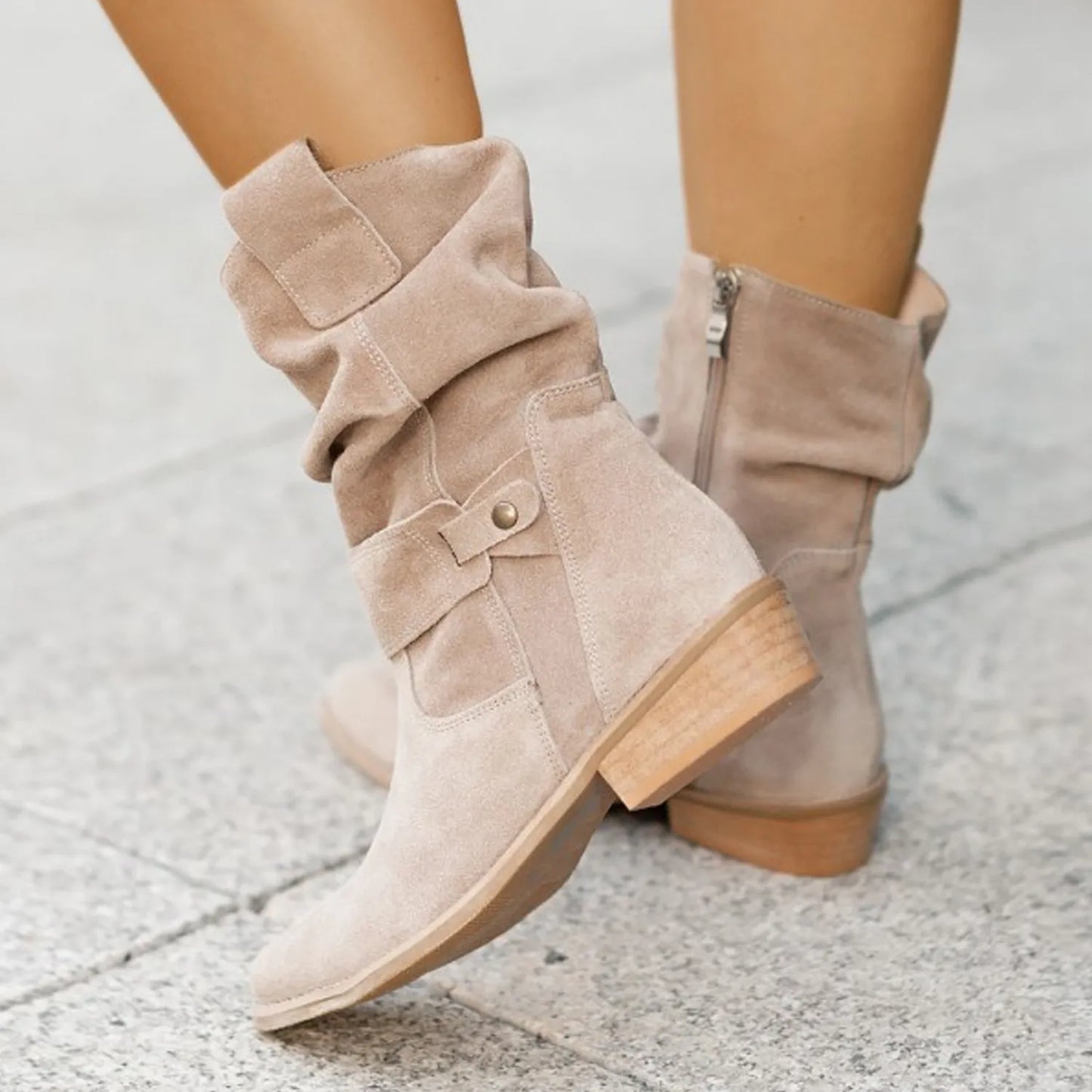 Elisa – Wildleder-Stiefeletten | Schick & Bequem