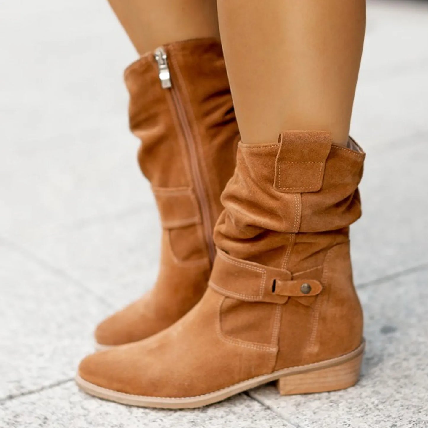 Elisa – Wildleder-Stiefeletten | Schick & Bequem