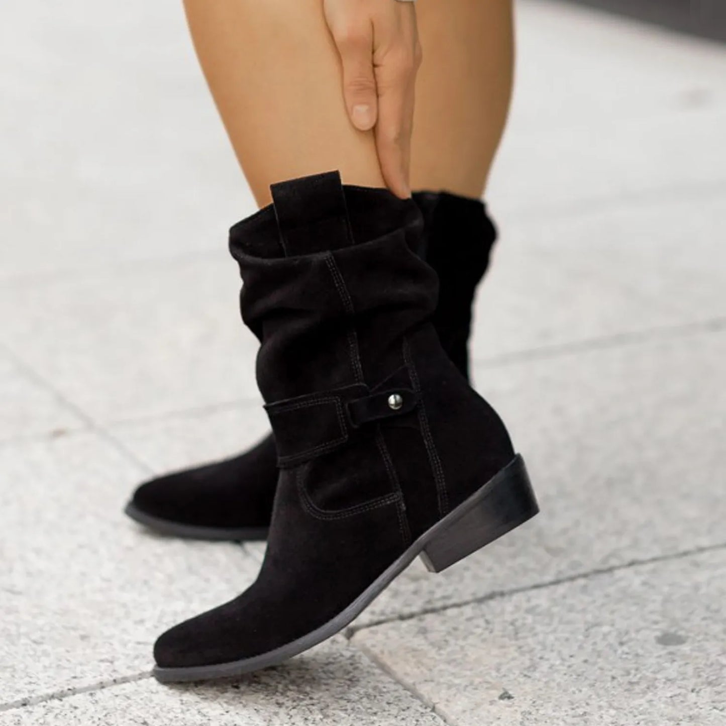 Elisa – Wildleder-Stiefeletten | Schick & Bequem