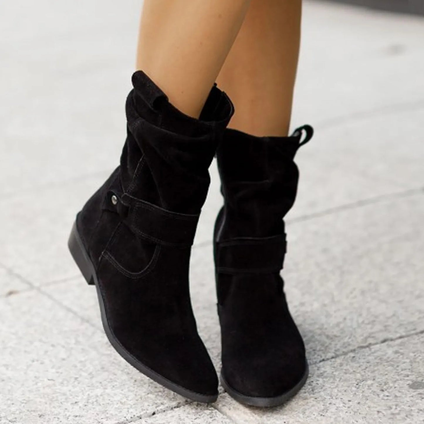 Elisa – Wildleder-Stiefeletten | Schick & Bequem