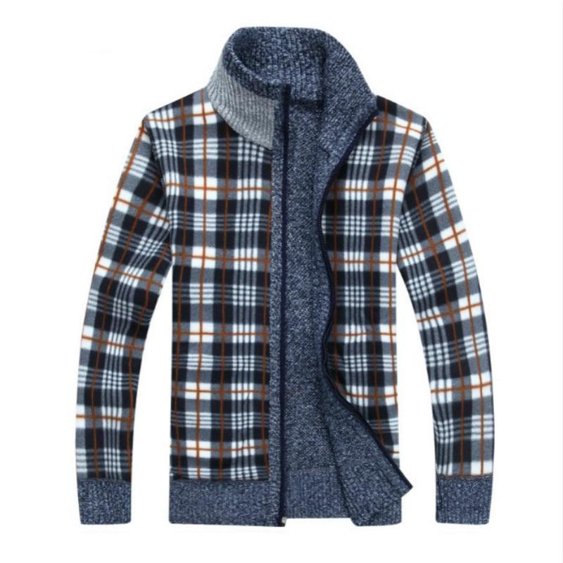 Iker – Herrenjacke aus Strick mit Fleece-Innenfutter