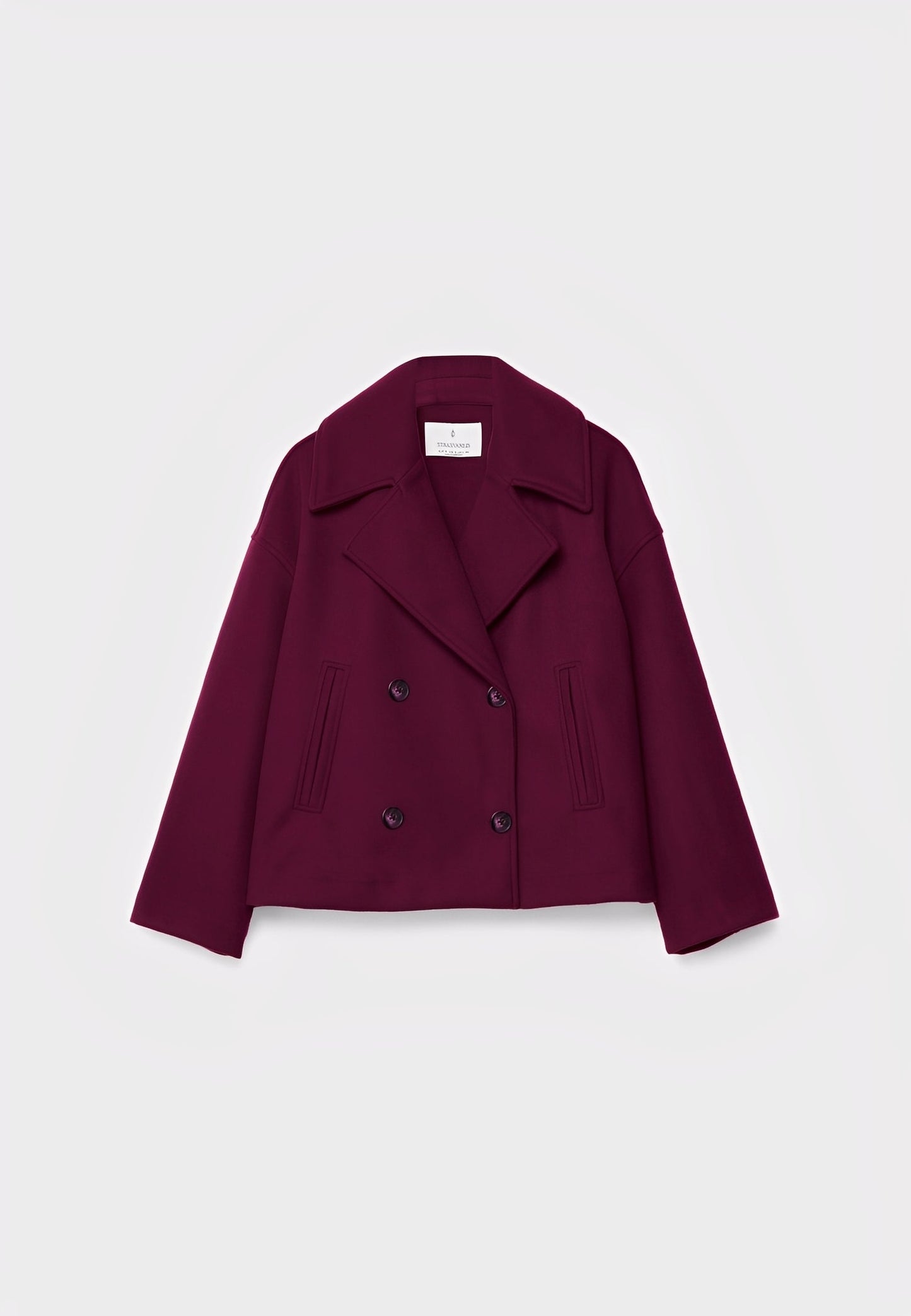 Claire – Kurze Elegante Zweireihige Jacke