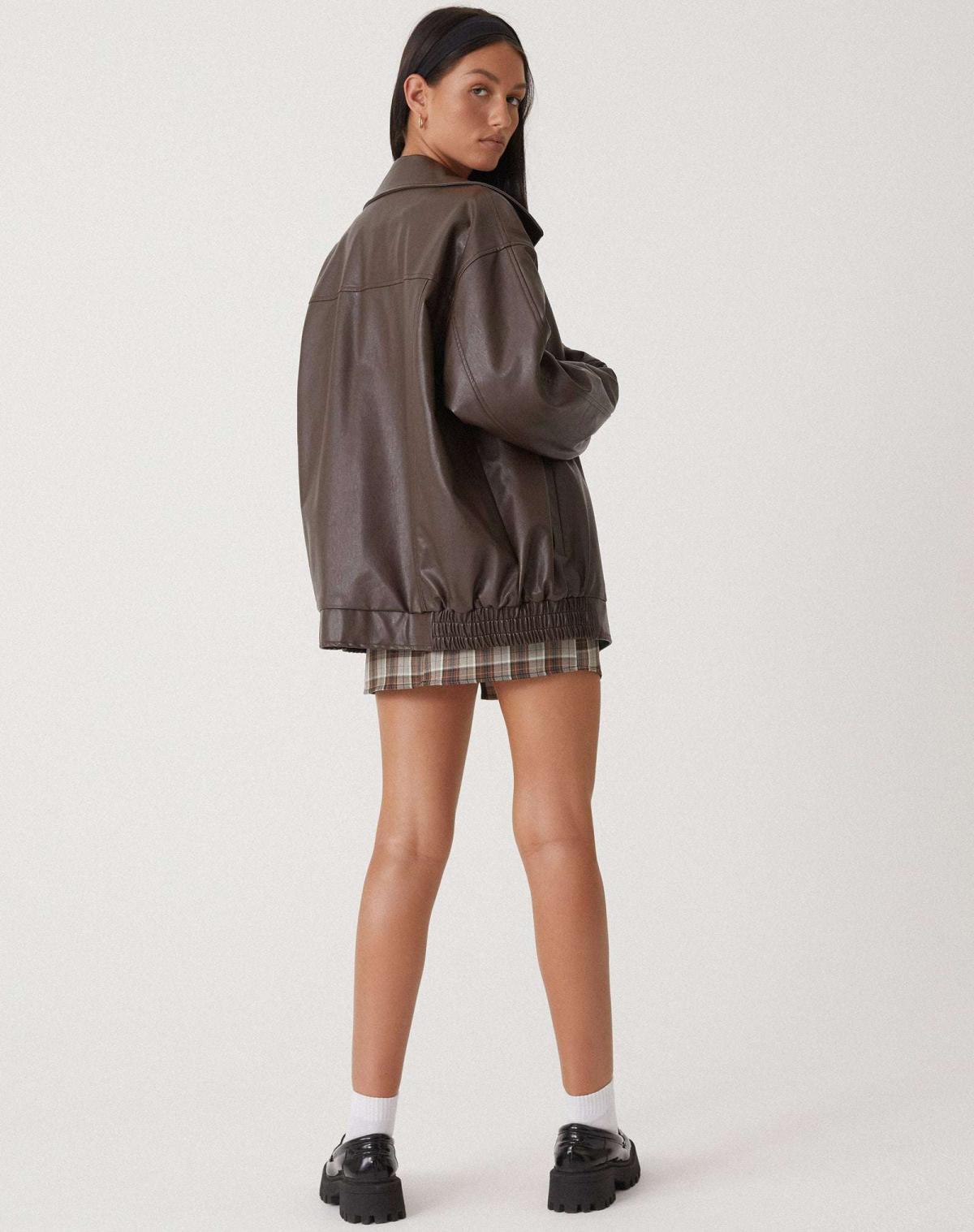 Ariane – Damen-Lederjacke im weiten Schnitt